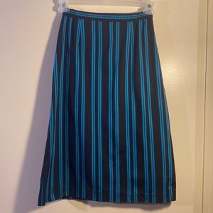 Country Suburbans Vintage Striped Skirt
